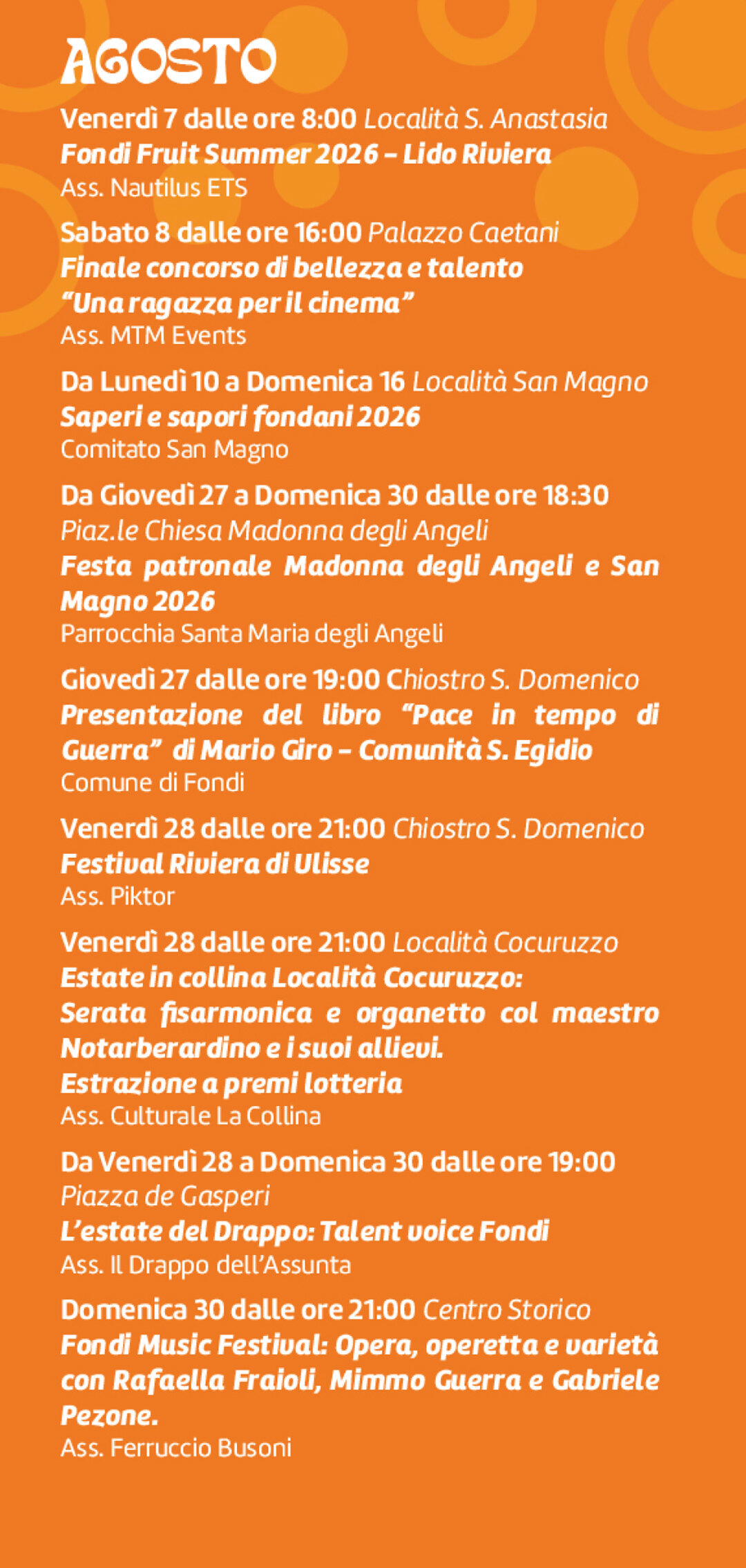 Depliant “Summer Vibes”: Pagina 4 Depliant “Summer Vibes”: Pagina 4